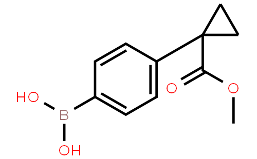 4-(1-(Methoxycarbonyl)cyclopropyl)phenylboronic acid