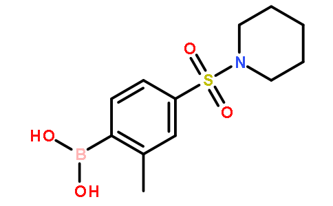 (2-Methyl-4-(piperidin-1-ylsulfonyl)phenyl)boronic acid