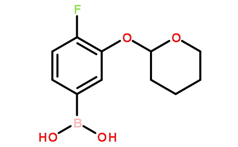 4-FLUORO-3-(TETRAHYDRO-2H-PYRAN-2-YLOXY)PHENYLBORONIC ACID