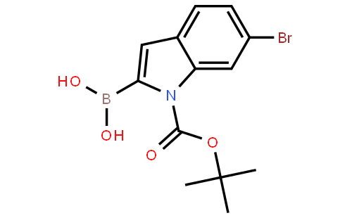 1-BOC-6-BROMO-INDOLE-2-BORONIC ACID