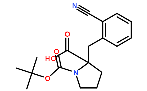 Boc-(R)-alpha-(2-cyanobenzyl)-proline