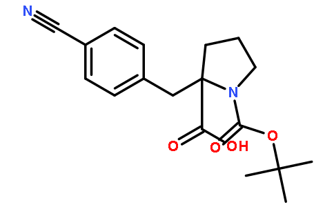 Boc-(S)-alpha-(4-cyanobenzyl)-proline