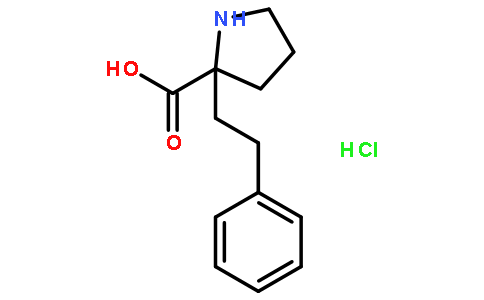 (R)-alpha-phenethyl-L-proline-HCl
