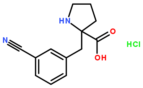 (S)-alpha-(3-cyanobenzyl)-proline-HCl