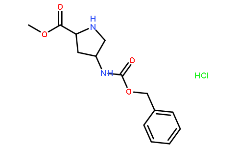 (2S,4R)-rel-Methyl 4-(((benzyloxy)carbonyl)amino)pyrrolidine-2-carboxylate hydrochloride