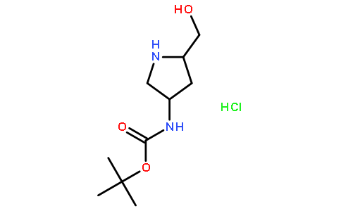 tert-Butyl (cis-5-(hydroxymethyl)pyrrolidin-3-yl)carbamate hydrochloride