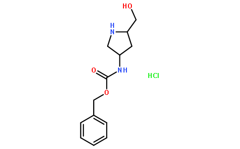 Benzyl ((3S,5R)-5-(hydroxymethyl)pyrrolidin-3-yl)carbamate hydrochloride