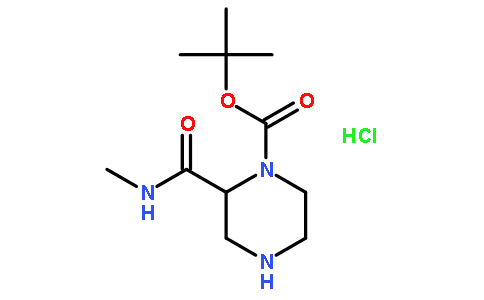 (R)-tert-Butyl 2-(methylcarbamoyl)piperazine-1-carboxylate hydrochloride