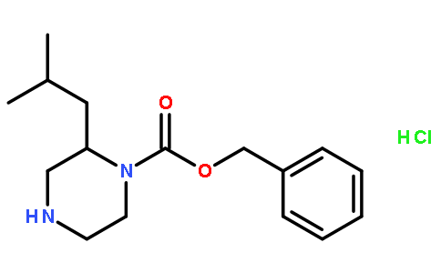 (R)-Benzyl 2-isobutylpiperazine-1-carboxylate hydrochloride