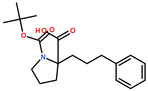Boc-(R)-alpha-(3-phenylpropyl)-proline