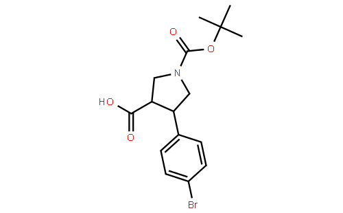 Boc-trans-DL-b-Pro-4-(4-bromophenyl)-OH