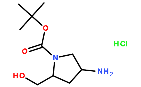 (2S,4S)-tert-Butyl 4-amino-2-(hydroxymethyl)pyrrolidine-1-carboxylate hydrochloride
