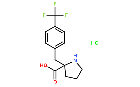 (S)-alpha-(4-trifluoromethylbenzyl)-proline-HCl