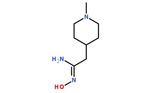 (1E)-N'-hydroxy-2-(1-methylpiperidin-4-yl)ethanimidamide
