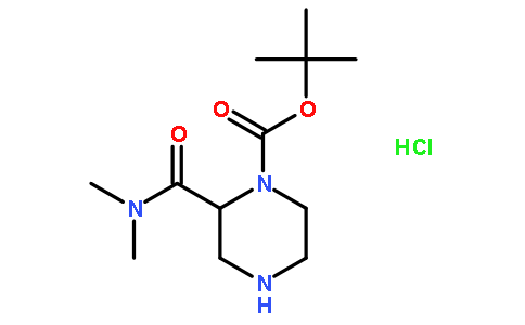 (R)-tert-Butyl 2-(dimethylcarbamoyl)piperazine-1-carboxylate hydrochloride