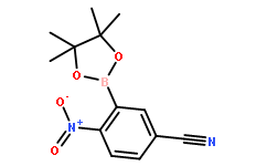 4-硝基-3-(4,4,5,5-四甲基-1,3,2-二氧硼杂环戊烷-2-基)苯甲腈