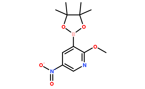 2-Methoxy-5-nitropyridine-3-boronic acid pinacol ester