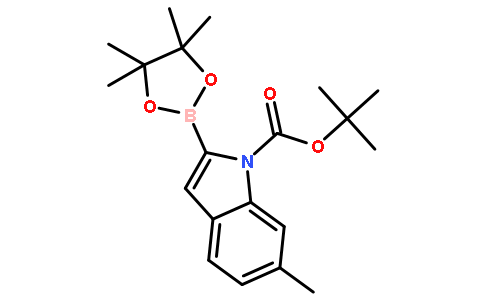 tert-Butyl 6-methyl-2-(4,4,5,5-tetramethyl-1,3,2-dioxaborolan-2-yl)-1H-indole-1-carboxylate