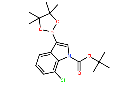 tert-Butyl 7-chloro-3-(4,4,5,5-tetramethyl-1,3,2-dioxaborolan-2-yl)-1H-indole-1-carboxylate
