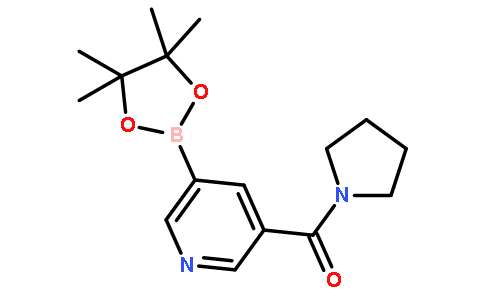 Pyrrolidin-1-yl(5-(4,4,5,5-tetramethyl-1,3,2-dioxaborolan-2-yl)pyridin-3-yl)methanone