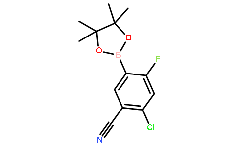 4-CHLORO-5-CYANO-2-FLUOROPHENYLBORONIC ACID, PINACOL ESTER