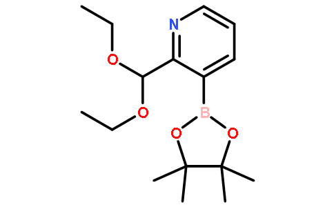 2-(1,1-二乙氧甲基)吡啶-3-硼酸频那醇酯