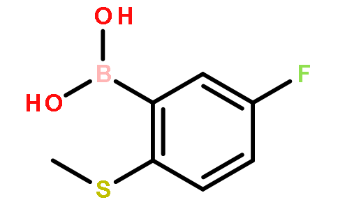 5-FLUORO-2-(METHYLTHIO)PHENYLBORONIC ACID