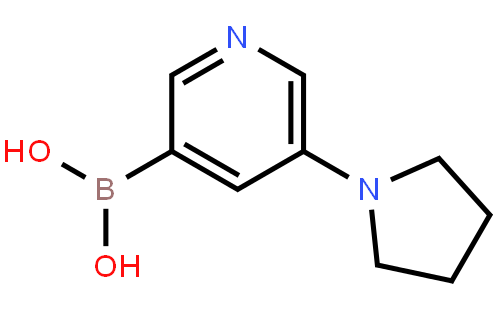 5-PYRROLIDINOPYRIDINE-3-BORONIC ACID