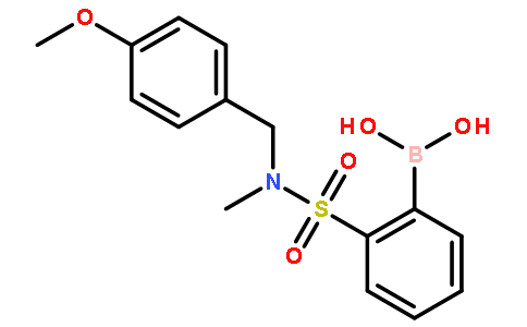 (2-(N-(4-Methoxybenzyl)-N-methylsulfamoyl)phenyl)boronic acid