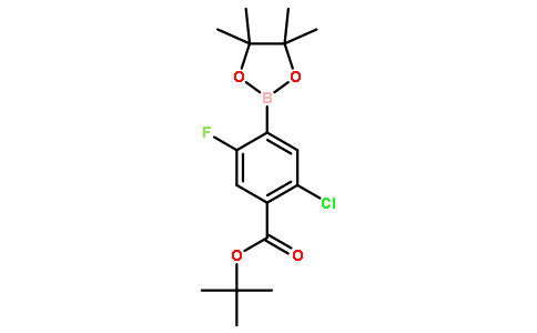 4-(T-BUTOXYCARBONYL)-5-CHLORO-2-FLUOROPHENYLBORONIC ACID, PINACOL ESTER