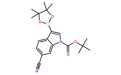 1-BOC-6-CYANOINDOLE-3-BORONIC ACID, PINACOL ESTER
