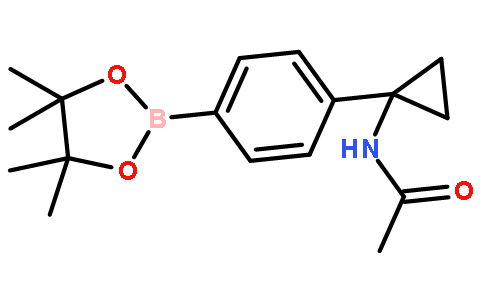 4-(1-ACETAMIDOCYCLOPROPYL)PHENYLBORONIC ACID, PINACOL ESTER