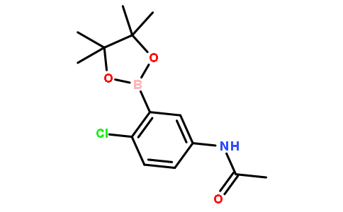 5-ACETAMIDO-2-CHLOROPHENYLBORONIC ACID, PINACOL ESTER