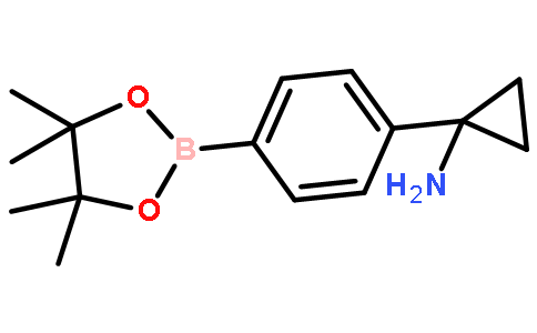1-(4-(4,4,5,5-Tetramethyl-1,3,2-dioxaborolan-2-yl)phenyl)cyclopropanamine