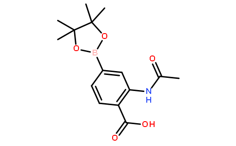 3-Acetamido-4-carboxyphenylboronic acid, pinacol ester