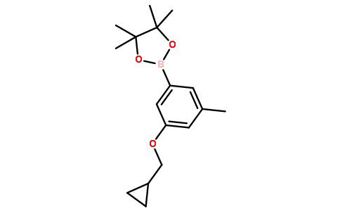 3-(CYCLOPROPYLMETHOXY)-5-METHYLPHENYLBORONIC ACID, PINACOL ESTER