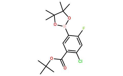 tert-Butyl 2-chloro-4-fluoro-5-(4,4,5,5-tetramethyl-1,3,2-dioxaborolan-2-yl)benzoate