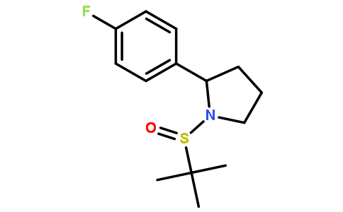 (S)-1-((S)-tert-Butylsulfinyl)-2-(4-fluorophenyl)pyrrolidine