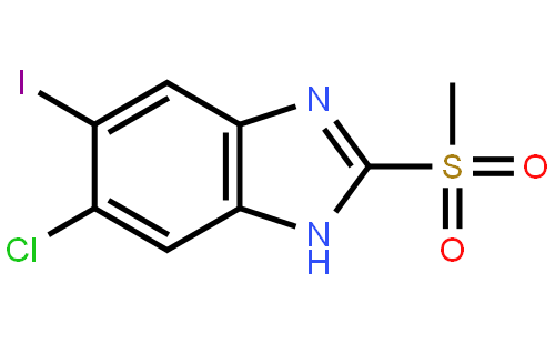 5-Chloro-6-iodo-2-(methylsulfonyl)-1H-benzo[d]imidazole