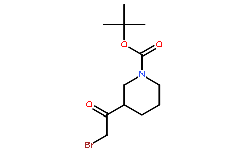 tert-Butyl 3-(2-bromoacetyl)piperidine-1-carboxylate