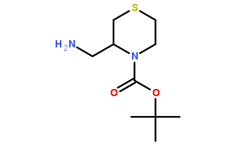 3-Aminomethyl-thiomorpholine-4-carboxylic acid tert-butyl ester
