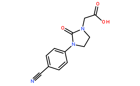 2-(3-(4-Cyanophenyl)-2-oxoimidazolidin-1-yl)acetic acid