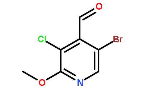 5-Bromo-3-chloro-2-methoxypyridine-4-carboxaldehyde