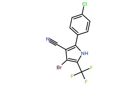 4-溴-2-(4-氯苯基)-5-三氟甲基-1H-吡咯-3-甲腈