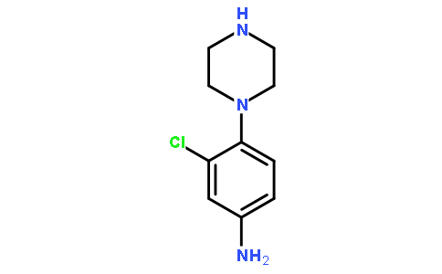 3-Chloro-4-(piperazin-1-yl)aniline