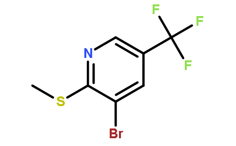 3-Bromo-2-(methylthio)-5-(trifluoromethyl)pyridine