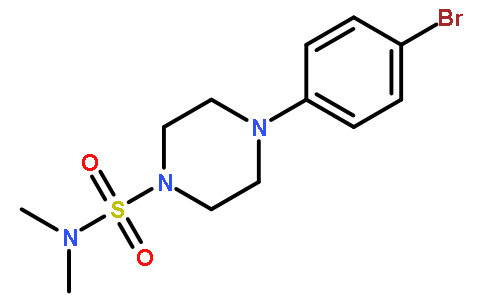 4-(4-Bromophenyl)-N,N-dimethylpiperazine-1-sulfonamide