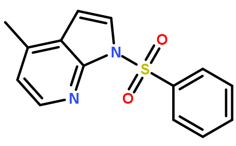 4- Methyl-1 -(phenylsulfonyl)-1 H-pyrrolo[2,3-b]pyridine