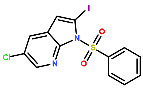5-Chloro-2-iodo-1-(phenylsulfonyl)-1H-pyrrolo[2,3-b]pyridine