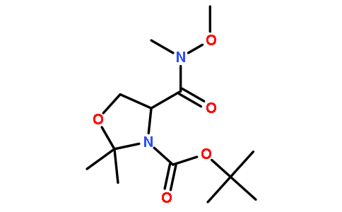 (S)-tert-Butyl 4-(methoxy(methyl)carbamoyl)-2,2-dimethyloxazolidine-3-carboxylate